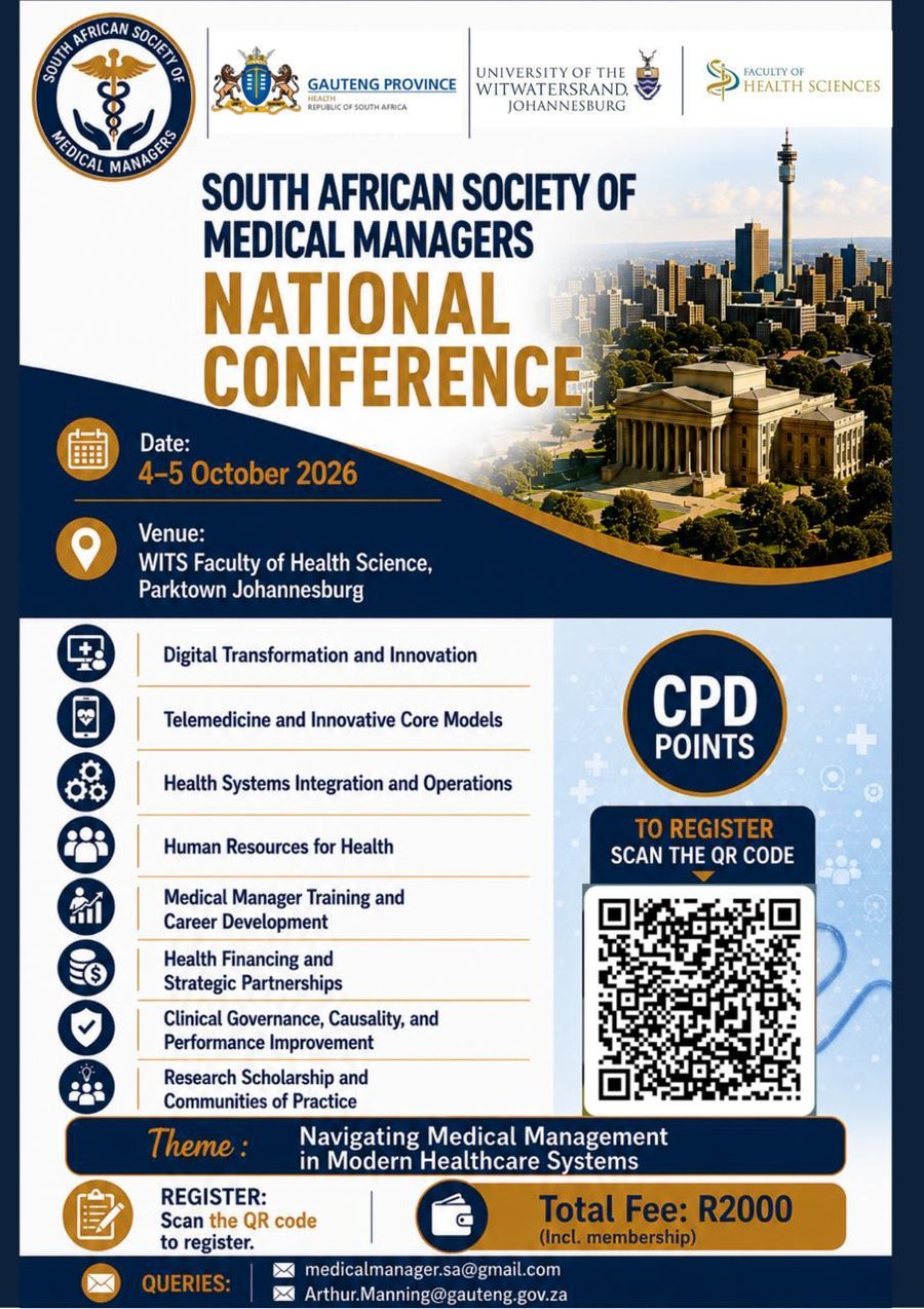 SASMM National Conference 2026 poster